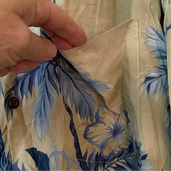 Bishop‎ St Apparel Shirt Mens Size 3XL Button Down Pock Collared Blue Vac… - Picture 6 of 11